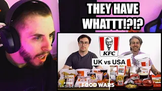 British Guy Reacts to US vs UK KFC | Food Wars - Food Insider Reaction