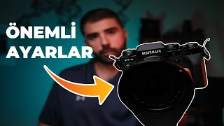 Fujifilm Fotoğraf Makinesi Ayalarım | Fotoğraf ve Video Çekimi için Kamera Ayarlarım
