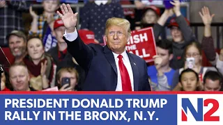 LIVE: President Donald Trump Rally in The Bronx, N.Y. | NEWSMAX2