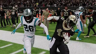 Saints vs Panthers - Madden 22 Gameplay - New Orleans vs Carolina Full Game Highlights Madden NFL 22