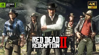 Red Dead Redemption 2 - Mission #81 - Favored Sons [Gold Medal] (4K HDR ) Gameplay