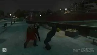 GTA IV PC - Random peds helping Niko in a fistfight (HQ)
