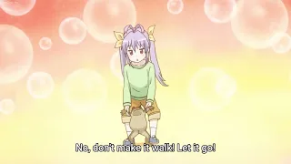 Renge makes the frog walk | Non Non Biyori Nonstop (4K)