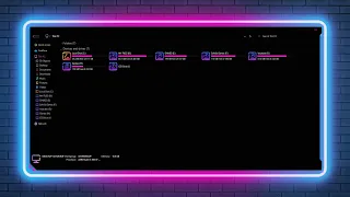 RGB Gaming Theme For Windows | Glowing Windows Theme