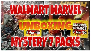 UNBOXING (2) Walmart Marvel Comics Mystery 7 Packs