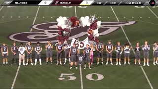 FHS Football: Franklin High vs Mt. Juliet High School