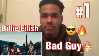 First Time Reacting Too Billie Eilish (Bad Guy) Reaction!!!