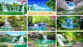 Latest Nature Wallpaper / New Nature Wallpaper design / beautiful living room wallpaper #decoration