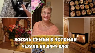 Жизнь в Эстонии.Закупка продуктов.Мы на даче.Чудское озеро.Пьем чай,отмечаем свободу.Семейный влог