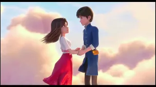 Flying scene of Red Shoes with Merlin | Red Shoes and the Seven Dwarfs | Best Kiss Scene #shorts