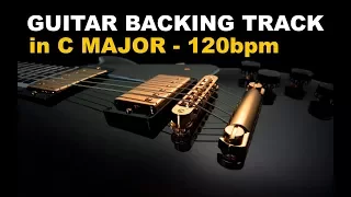 Guitar Backing Track - C Major 120bpm