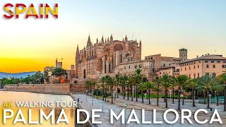 Palma de Mallorca, Spain - 4K Walking Tour - With Captions and Surrounding Sound [4k Ultra-HD 60fps]