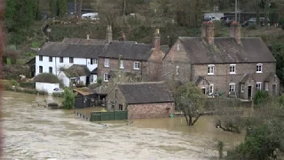 Massive flood barriers erected as 'danger to life' warning issued in west England