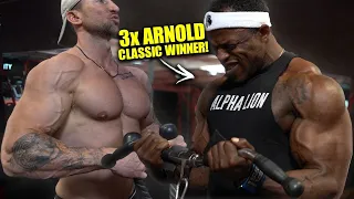 Training Biceps With a 3x Arnold Classic Champ!