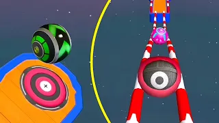 Sky Rolling Ball 3d - Gameplay SpeedRun Level 321