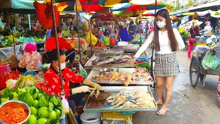 Routine Life In The Market  - Cambodian Wet Market @ Chhbar Ampov - Phnom Penh