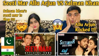 Seeti Maar | Reamke VS Original | Radhe | Salman Khan VS Allu Arjun | Pakistani Reaction