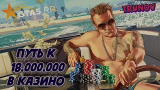 Путь к 18.000.000 в казино на GTA 5 RP Burton | Гуру Казино | Играем с подписками .