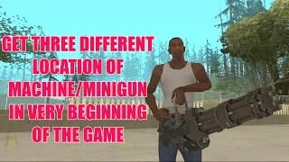 How To Get Machine Gun In GTA San Andreas (Beginning Of The Game)