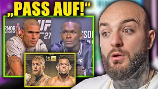 Alex Pereira DROHT Israel Adesanya & NATE Diaz BOXT gegen Jake Paul.. RINGLIFE