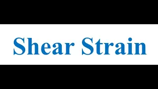 shear strain