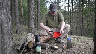 Полевая кухня. Паста с соусом болоньезе.