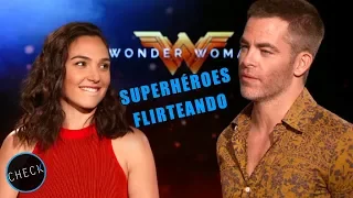 Superhéroes Flirteando