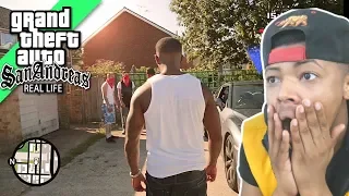 REACTING TO GTA SAN ANDREAS IN REAL LIFE!