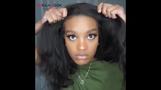 Super Natural Transparent lace wig😍😍 | Easy to wear | Megalook✨✨