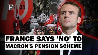 Protests Rock France As Opposition To Emmanuel Macron's Pension Scheme Grows | France Protests