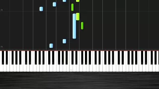 Sia - Elastic Heart - Piano Tutorial (50% Speed) Synthesia