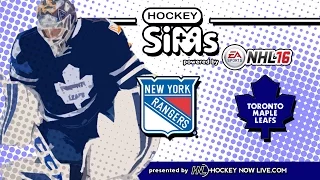 Rangers vs Maple Leafs (NHL 16 Hockey Sims)