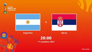 Argentina v Sérvia | Copa do Mundo FIFA de Futsal de 2021 | Partida completa