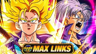 COMING TO GLOBAL! LEVEL 10 LINKS 100% RAINBOW STAR AGL SSJ TRUNKS! (DBZ: Dokkan Battle)