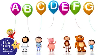 Alphabet Party + More Nursery Rhymes & Kids Songs - ABCs and 123s | Learn with Little Baby Bum