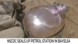 NSCDC seals up petrol station in Bayelsa