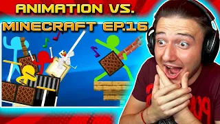 DIEGO REACCIONA A ANIMATION VS. MINECRAFT EP. 16 / Alan Becker | EL Diegos