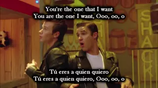 Glee - You're the one that I want / Sub spanish with lyrics