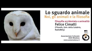 Filosofia occidentale e Animalità | Felice Cimatti