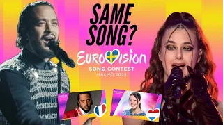 Same song? | Slimane (France) | Tali (Luxembourg) | Malmö Eurovision Song Contest 2024