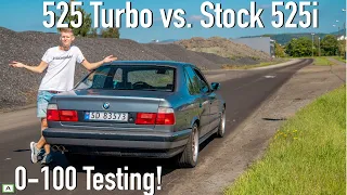 How Fast is My Boosted 525i vs.Stock 525i? Should You Turbo Your Car?