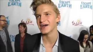 Cody Simpson: "My favorite movie song is..." (Escape From Planet Earth Premiere)