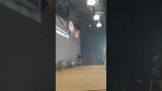 my sister Playing basketball