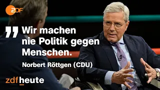 Röttgen: Kanzler-Frage? Union müsste "bescheuert sein" | Markus Lanz vom 5. Oktober 2023