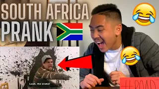 SOUTH AFRICA PRANK! 🇿🇦🤣 Leon Schuster Snake Prank (Schuks Tshabalala) AMERICAN REACTION! *CRAZY 😂*