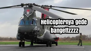 HELICOPTER ZA712 Chinook Departure