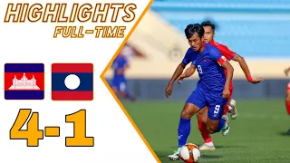 Cambodia U23 Vs Laos U23 4-1 - Highlights Full Time | Sea Games 31 Vietnam 2021