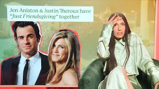 Jen Aniston & Justin Theroux do "just" Friendsgiving