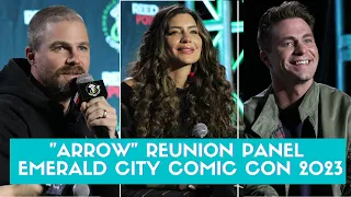 Arrow Reunion: Stephen Amell, Juliana Harkavy, & Colton Haynes at Emerald City Comic Con 2023