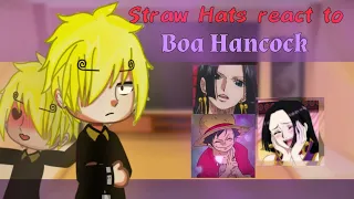 Straw Hats react to Boa & Luffy || Short like Chopper :) || Visperia